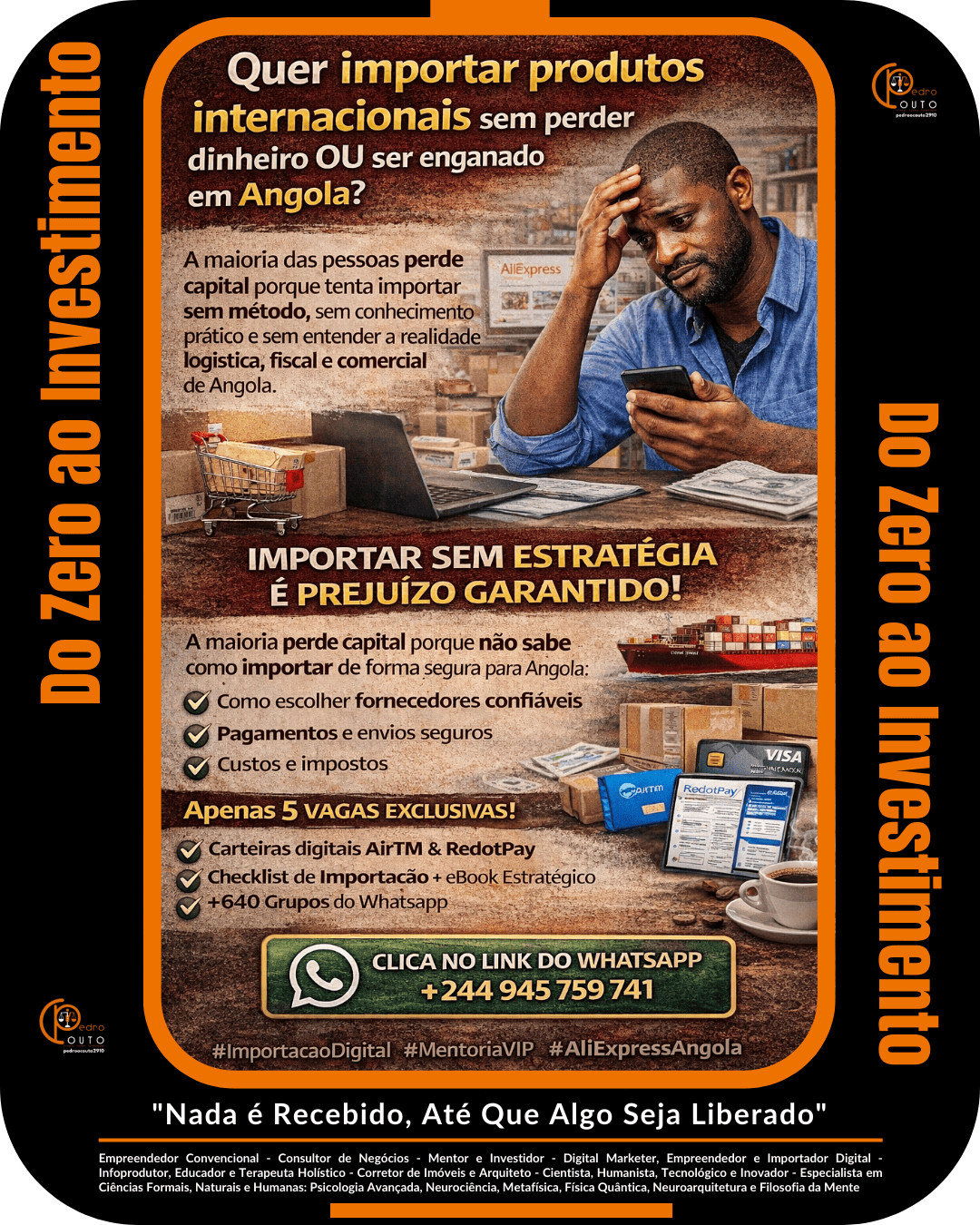 🔥 MENTORIA PREMIUM (INDIVIDUAL) – Importação Digital em Angola