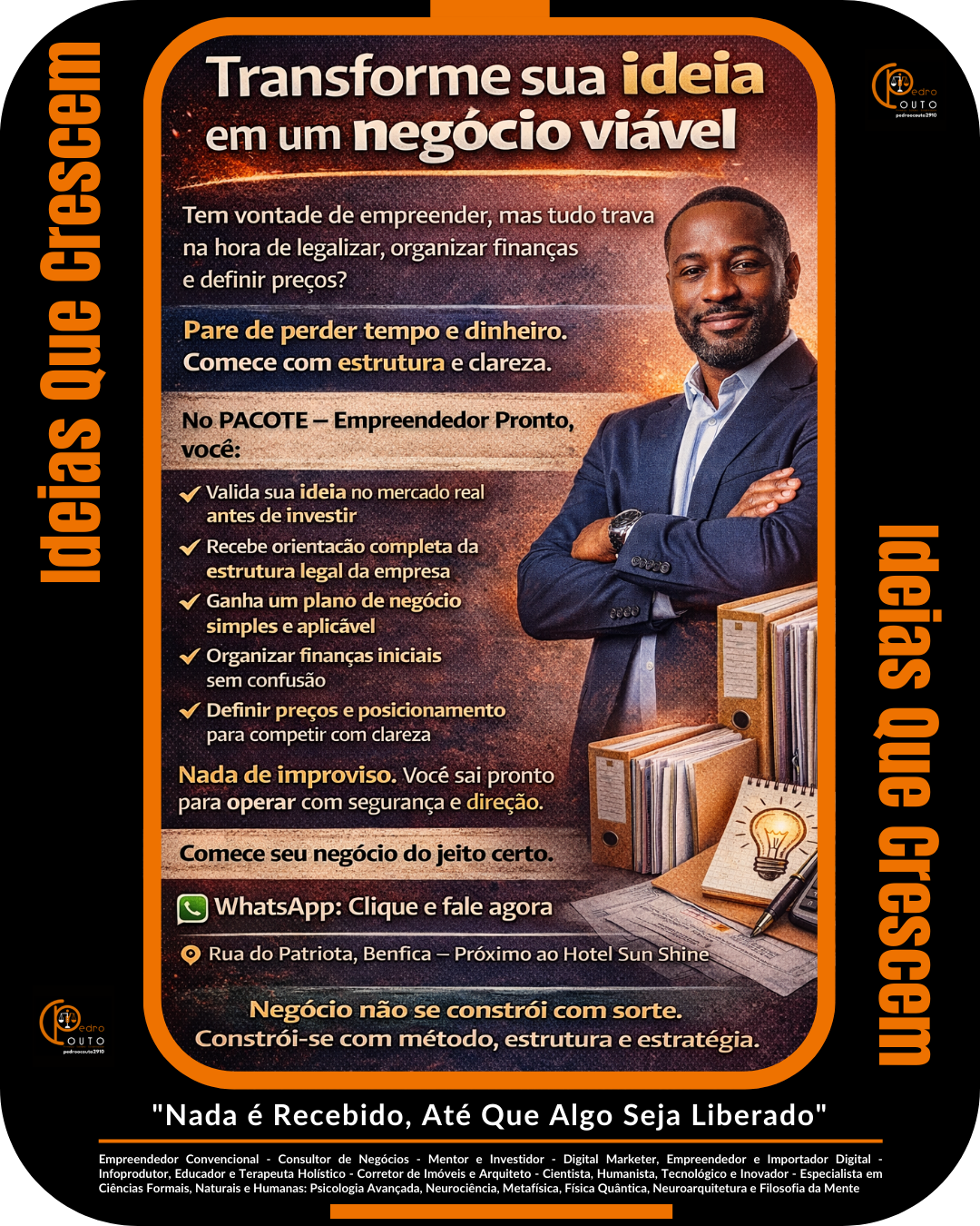 Consultoria de Negócios em Angola | Pacote Empreendedor Pronto para Estruturar, Lançar e Operar com Segurança