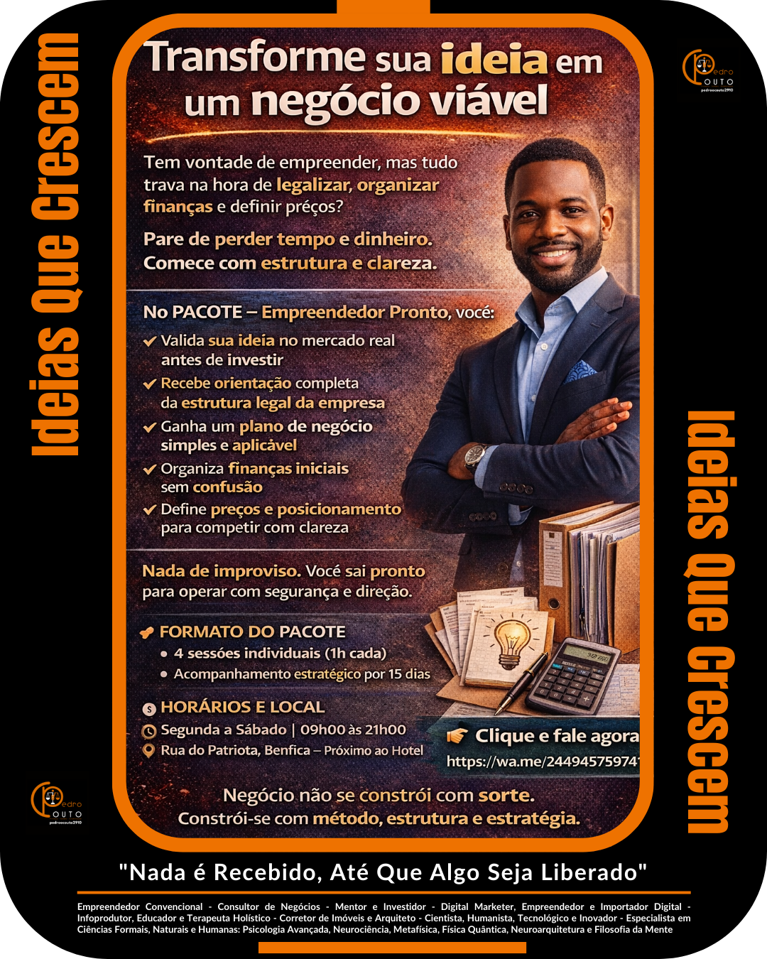 Consultoria de Negócios em Angola | Pacote Empreendedor Pronto para Estruturar, Lançar e Operar com Segurança